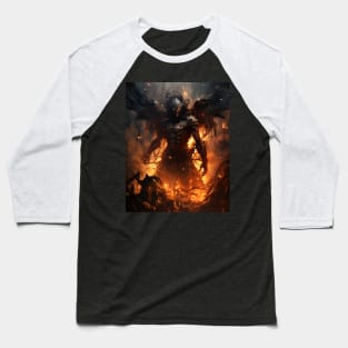 Demonic Power Unleashed Baseball T-Shirt